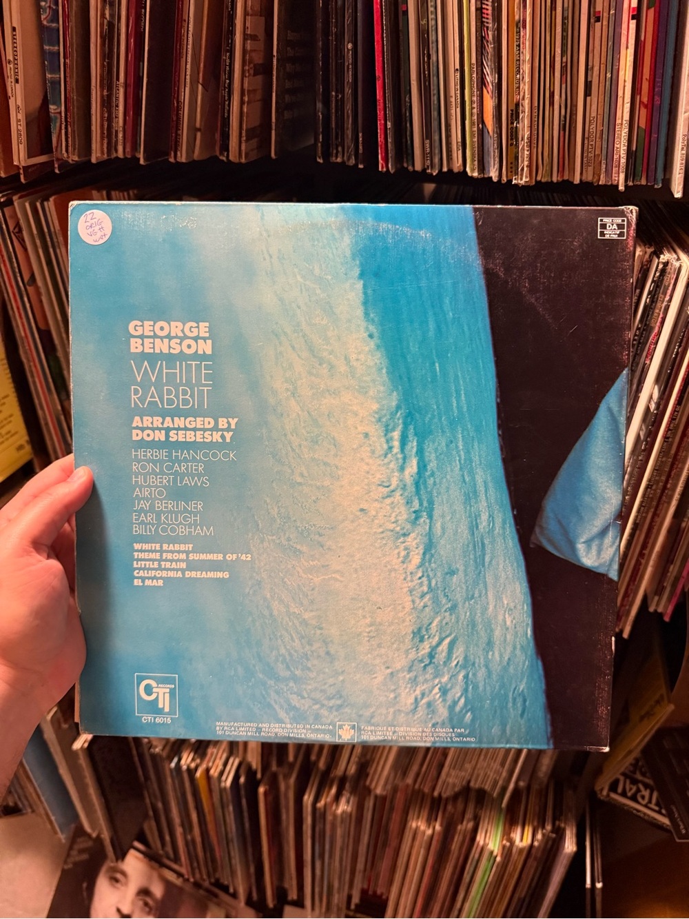George Benson White Rabbit Vinyl Album - Picture 2 of 5